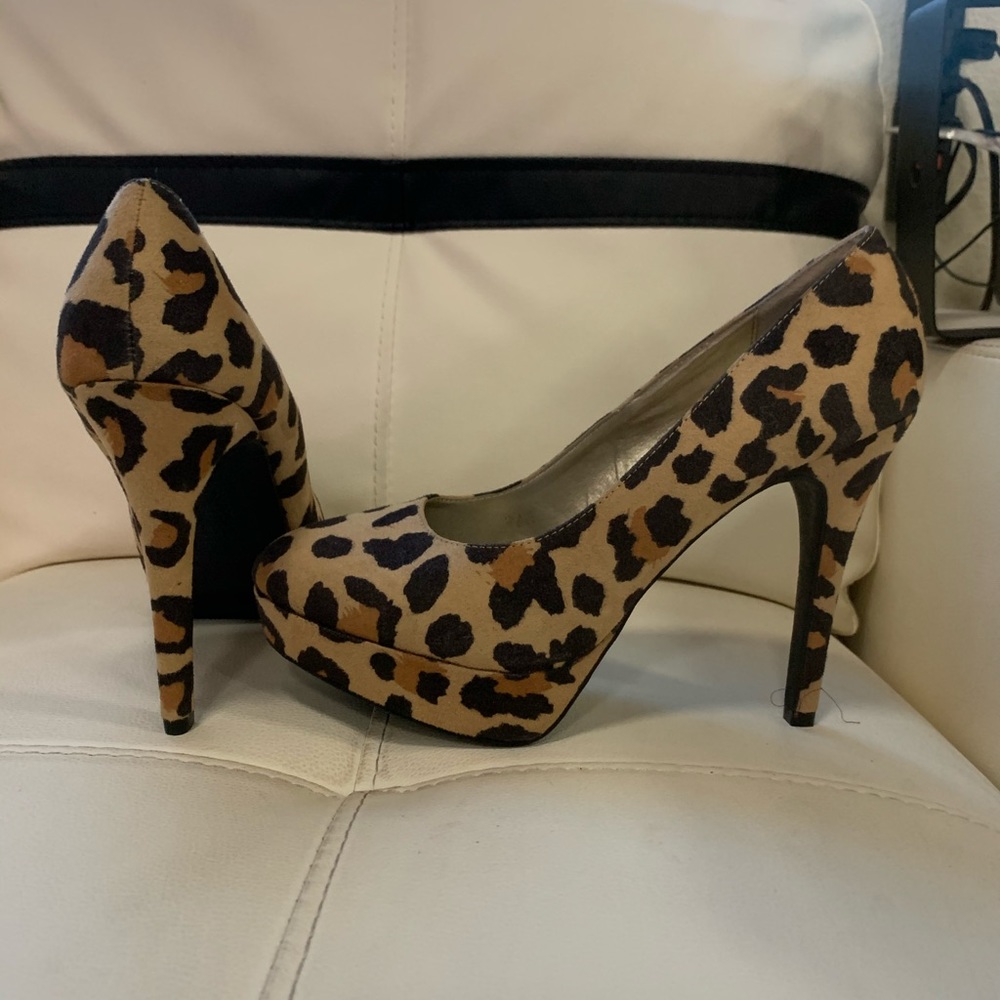 Cheetah print heels
